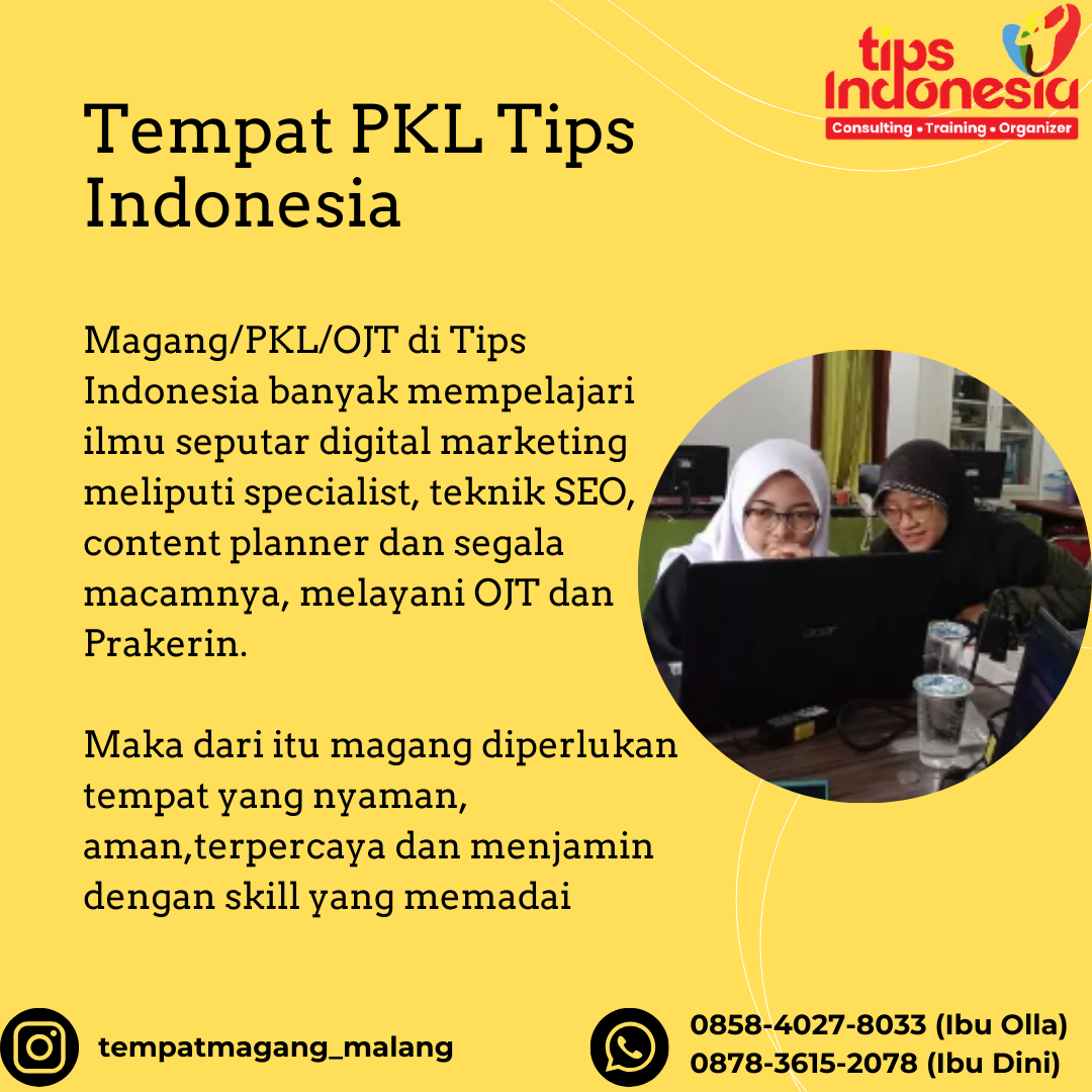 HAL HAL YANG HARUS DILAKUKAN PADA SAAT PKL| TIPS INDONESIA | 0858-4027-8033